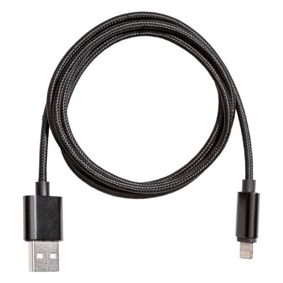 H&M Black Braided Charging Cable Cord - Picture 1 of 3